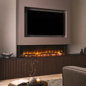 Focal Point Eccentra 2kW Black Electric Fire (H)514mm (W)1515mm (D)220mm