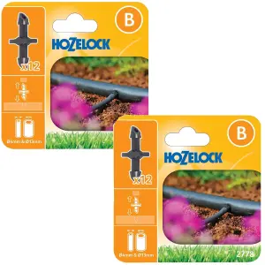 24 x Hozelock 2778 Straight Connector 4mm Micro Irrigation Automatic Watering