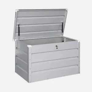 sweeek. Metal garden box 600L Dallas Aluminium