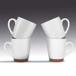 Carnaby Stonebridge Mugs Set of 4 Tea and Coffee Cups White