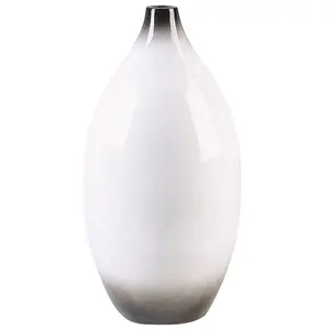 Decorative Vase BAEZA Ceramic White