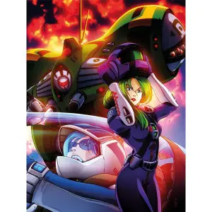 Robotech Love And War Canvas Print Multicoloured (80cm x 60cm)