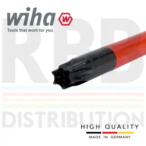 Wiha Screwdriver Torx SlimFix T27 Head 1000v VDE Electrician SoftFinish 36540