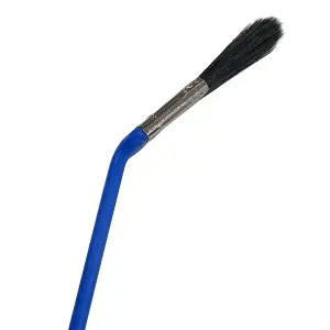 Angled Radiator Paint Brush - 50mm (2") x 400mm length - Hard To Reach Behind Pipes / Radiators Painting & Duster