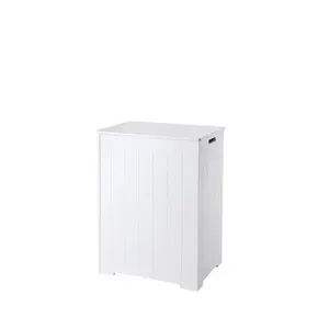 Wood Cabinet Laundry Hamper with Handles