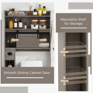 COSTWAY Over The Toilet Storage Cabinet Bathroom Organizer Toilet Rack