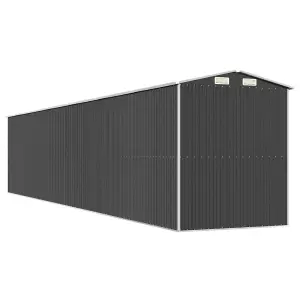 Berkfield Garden Shed Anthracite 192x1021x223 cm Galvanised Steel