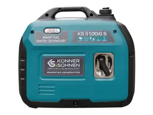 LPG/Petrol generator KS 3100iG S with a rated power of 2.8 kW