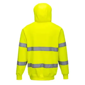 Portwest B304 Hi-Vis Hoodie - Yellow - 4XL