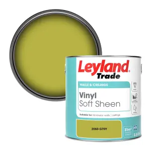 Leyland Trade Vinyl Soft Sheen Walls & Ceilings Emulsion Paint (2060-G70Y) - 2.5L