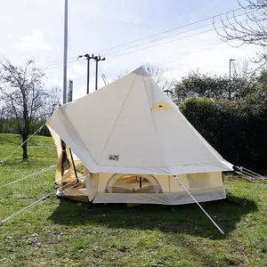 2m Mini Bell Tent Lite,  New for 2024,  zipped in groundsheet, compact & super lightweight