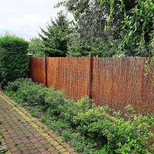 1.5m x 4m Screening Willow Fencing Natural Screening Roll Privacy Border Garden and Outdoor privacy Fence panel Long Pa