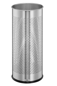 Durable Brushed Stainless Steel Umbrella Stand - 29 Litre Silver