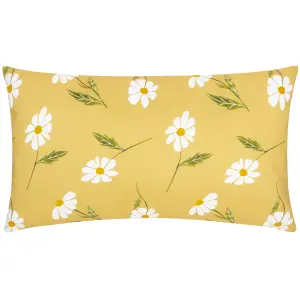 Wylder Nature Daisies Floral Polyester Filled Outdoor Cushion