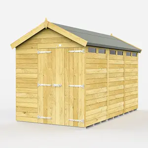 DIY Sheds 6x12 Apex Security Shed - Double Door