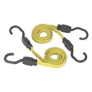 Sealey Flat Bungee Cord Set 2pc 910mm BCS18