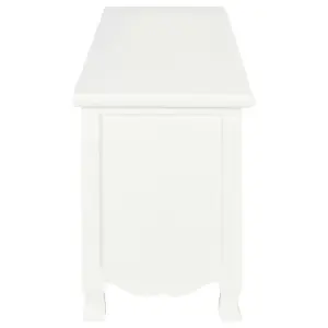 Berkfield TV Cabinet White 120x30x40 cm Wood