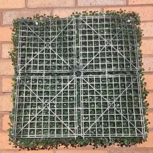 Artificial Flame Resistant Boxwood Hedging Panel 50x50cm