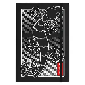 Unorthodox Collective Oriental Gecko A5 Notebook Black (One Size)