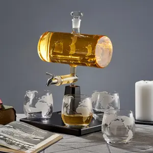 5 Piece Whiskey Decanter Set (Set of 5)