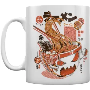 Ilustrata X-Ray Ramen Mug White/Brick Red (One Size)