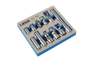 Laser Tools 7147 11pc Master 10mm Socket Set - Range of Profiles