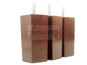 4x REPLACEMENT FURNITURE LEGS SOLID WOOD 110mm HIGH SOFAS CHAIRS SETTEE CABINETS LEGS M10 TSP2055