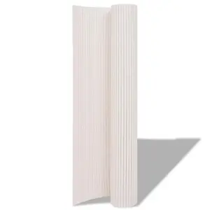 Double-Sided Garden Fence (3m x 0.9m) White