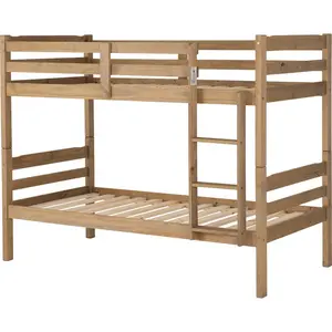 Alfano Single (3') Standard Bunk Bed Natural Wax