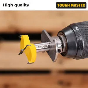 TOUGH MASTER Forstner Router Bit Set 5 piece 15, 20, 25, 30, 35mm, 8-10mm hex shank (TM-RBF5S)