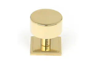 From The Anvil Polished Brass Kelso Cabinet Knob - 32mm (Square)