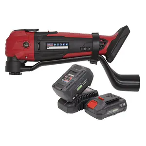 Sealey Cordless Oscillating Multi-Tool Kit 20V SV20 Series - 2 Batteries CP20VMTKIT