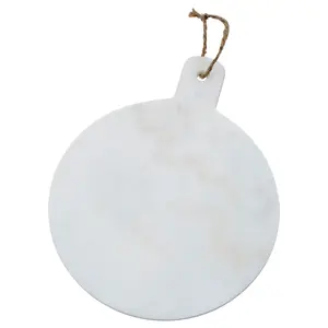 Maison by Premier Round Marble Paddle Chopping Board