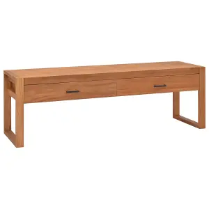 Berkfield TV Cabinet 120x40x45 cm Solid Wood Teak