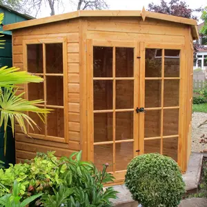 Hampton 8 x 8 Ft Shiplap Corner Summer House No