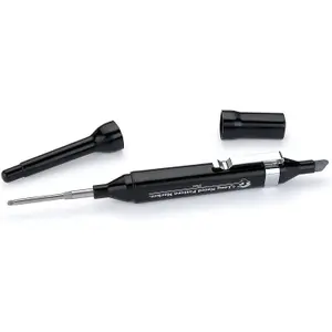 FastCap 2-in-1 Long Nosed & Chisel Tip Marker Metallic Silver