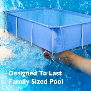 Medium Rectangular Pool Frame 2.6m x 1.8m - Wild 'n Wet