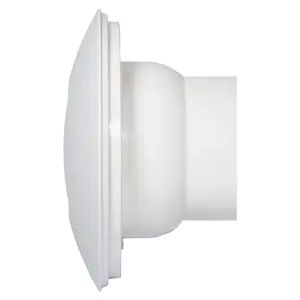 Airflow 72591701 iCON60 Circular Auto-Iris Kitchen / Utility Room Extractor Fan (240V Mains) LARGER MODEL