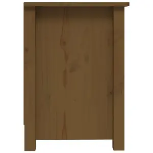 Berkfield TV Cabinet Honey Brown 103x36.5x52 cm Solid Wood Pine