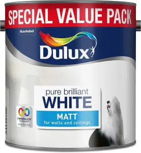 Dulux Matt Emulsion Paint 3L White