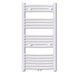 Bathroom Radiator Central Heating Towel Rail Curve 500 x 1160 mm