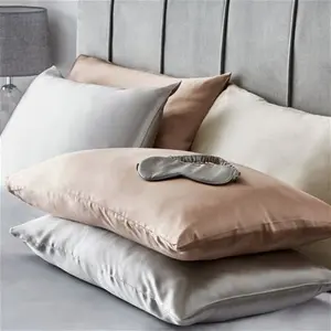 Dorma Silver Silk Pillowcase