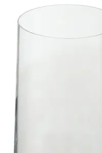 Interiors By Premier Versatile Set Of 4 Lead Free Crystal High Ball Glasses, Modern Design Small Tumblers, Sleek Tumblers