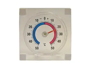 Faithfull Stick-On Window Thermometer for Accurate Indoor Temperature Reading