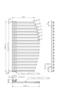 Right Radiators 1000x550 mm Curved Ladder Warmer Rads Designer Heated Towel Rail Radiator White