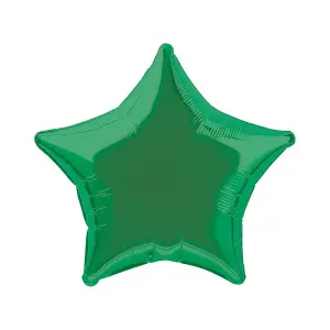 Unique Party Helium Star Foil Balloon Green (One Size)