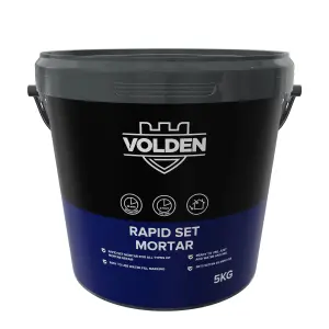 Volden Rapid set Mortar, 5kg Tub - Requires mixing before use