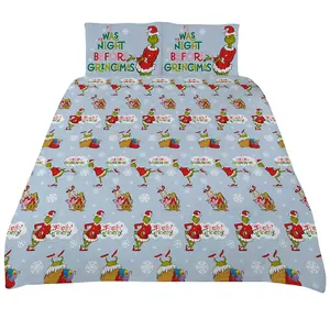 The Grinch Duvet Cover Set Multicoloured (Double)