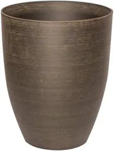 Primrose Black Cortina Stone Cone Round Tall Garden Planter 53cm