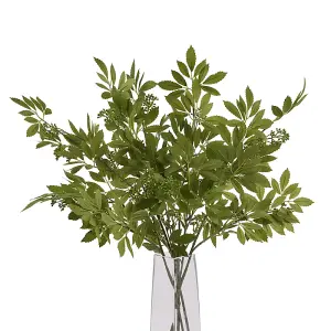 Long Fennel Stem - Plastic - L26 x W26 x H76 cm - Green